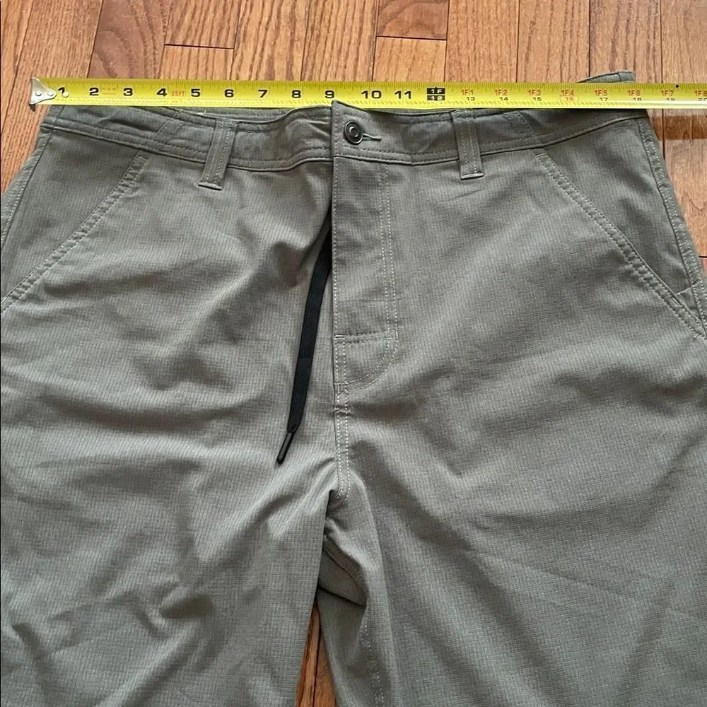 Prana Green Shorts Men’s Sz 36